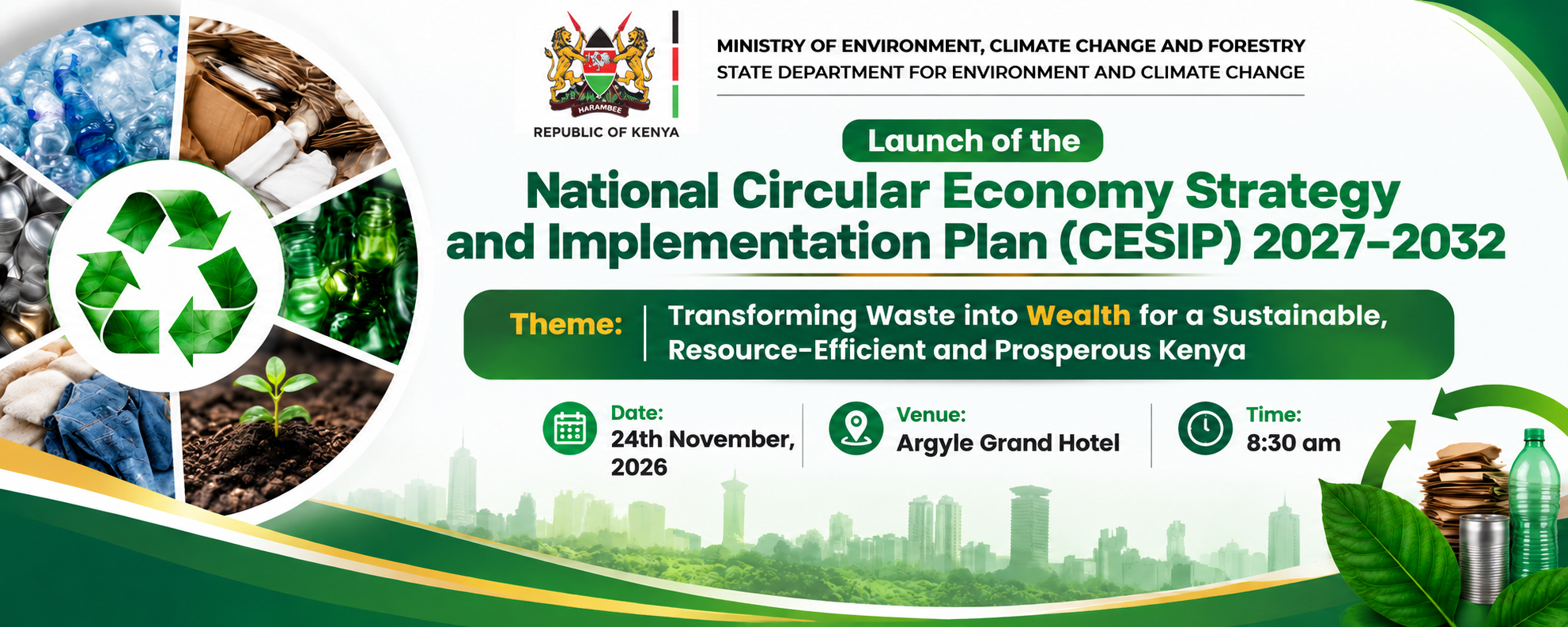 Kenya to launch national circular economy strategy and implementation plan 2027–2032