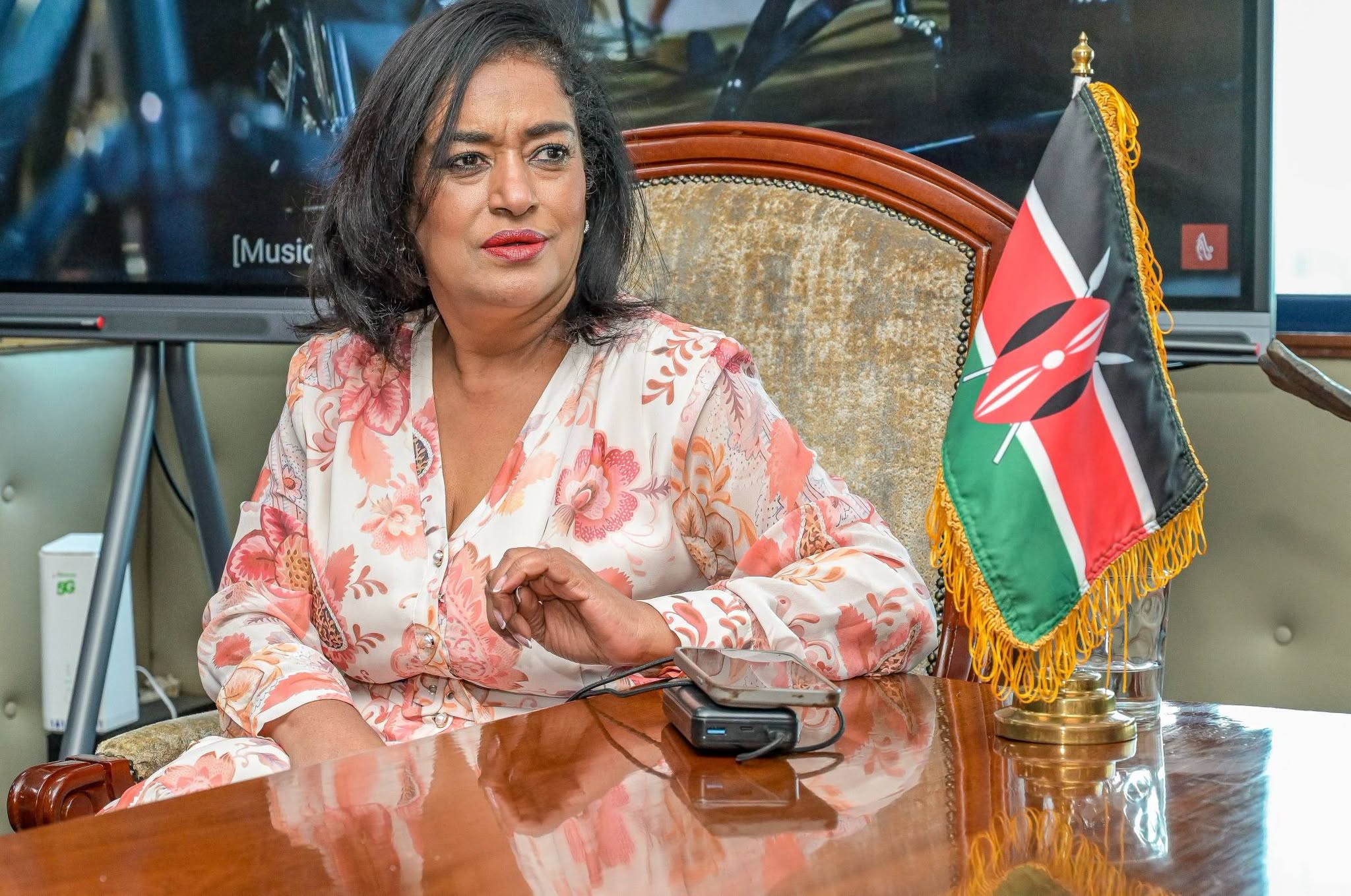  The Pan-African Parliament (PAP) Committee on Rural Economy, Agriculture, Environment, and Natural Resources pay a courtesy call to Kenya's Environment Principal Secretary