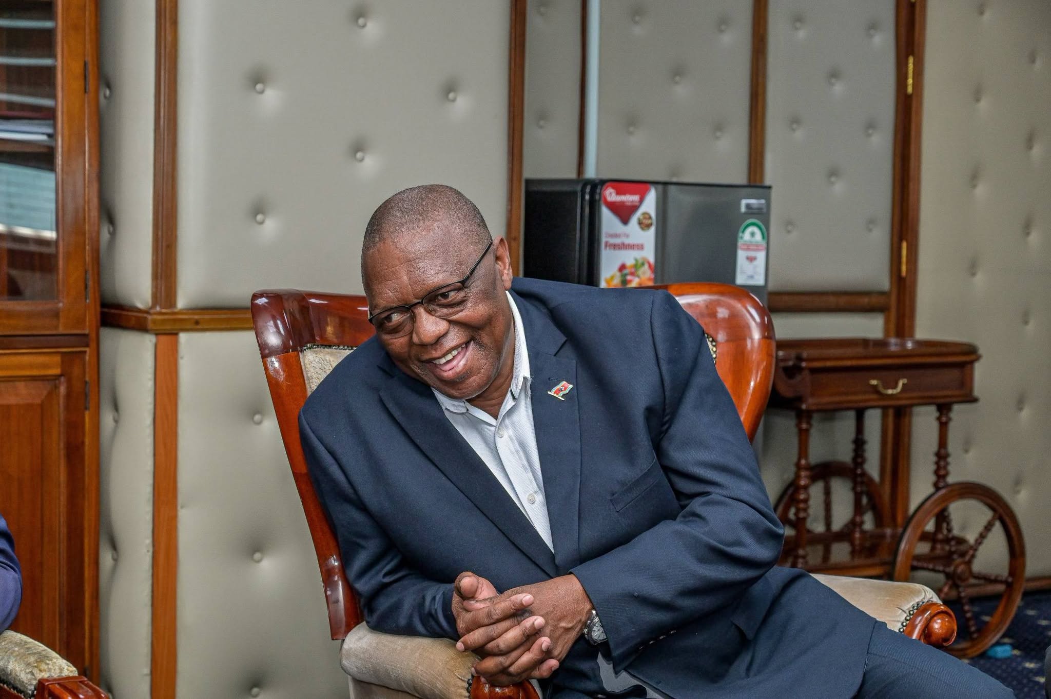  The Pan-African Parliament (PAP) Committee on Rural Economy, Agriculture, Environment, and Natural Resources pay a courtesy call to Kenya's Environment Principal Secretary