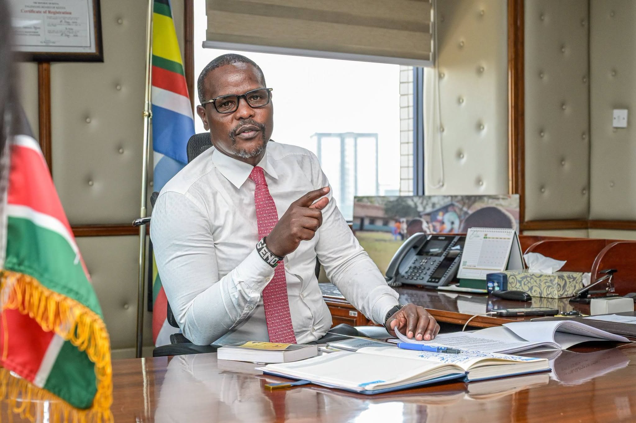  The Pan-African Parliament (PAP) Committee on Rural Economy, Agriculture, Environment, and Natural Resources pay a courtesy call to Kenya's Environment Principal Secretary