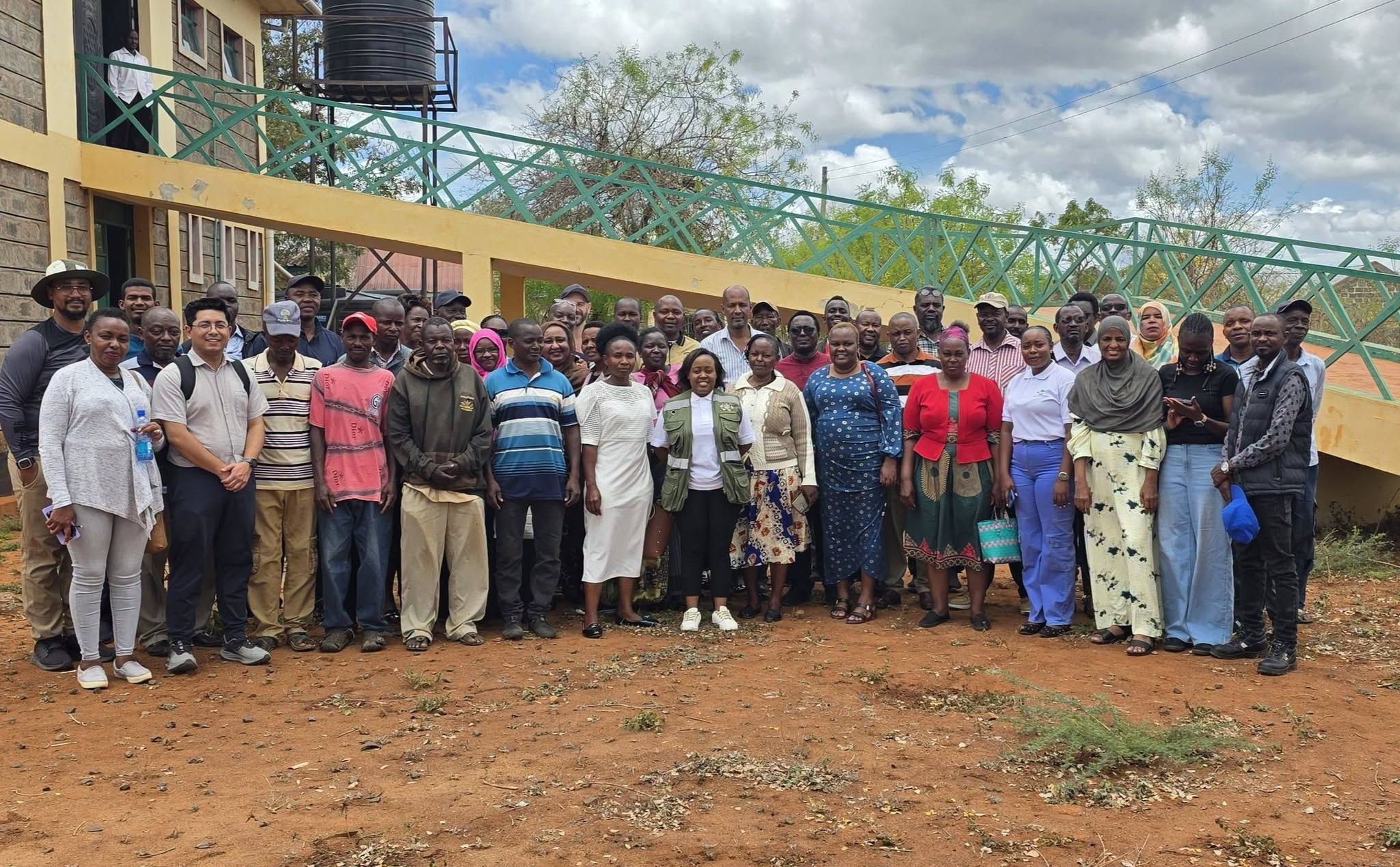 Drought Resilience in East Africa (DRESS-EA) Blank Operation Simulation Exercise visited Ikanga/Kyatune Ward in Kitui South Sub-County to engage farmers on drought preparedness, early warning systems and climate resilience.
