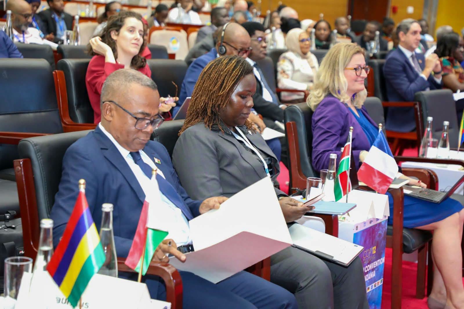 Kenya gets elected Vice-Chair for Coordination in the Bureau of the Nairobi Convention during the Twelfth Conference of the Parties (COP12).