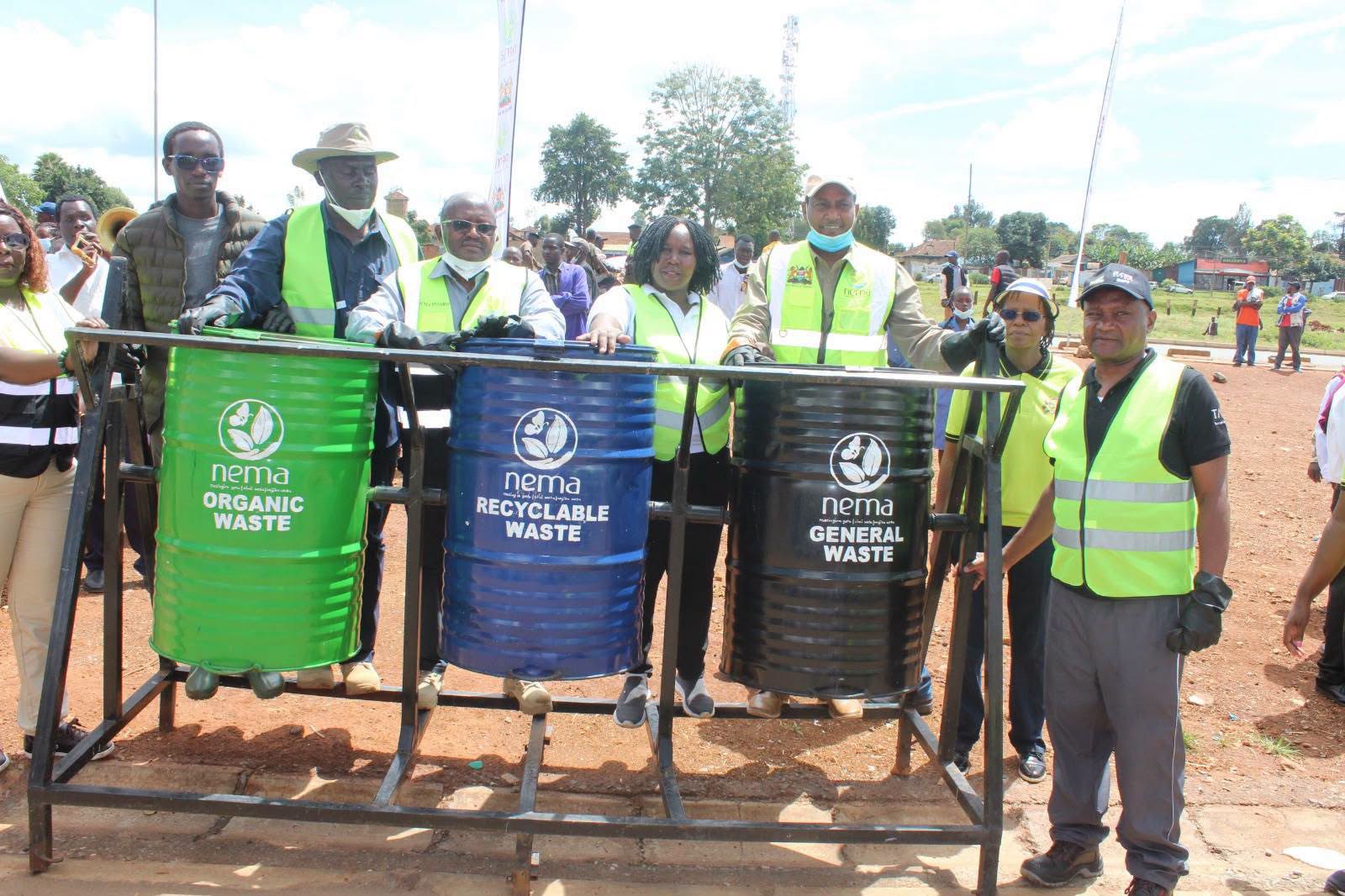 National Clean-up week activities culminating Mazingira Holiday in Trans Nzoia County.